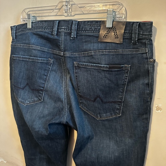 alberto pipe regular fit handcrafted Jeans Men’s 38”W X32”L DS coloured denim - Picture 11 of 13